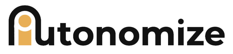 autonomize logo black